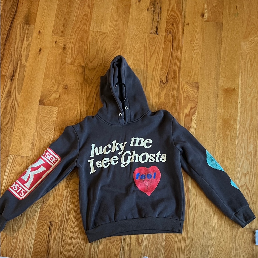 Lucky Me I See Ghosts Hoodie - Grey (Kanye West)